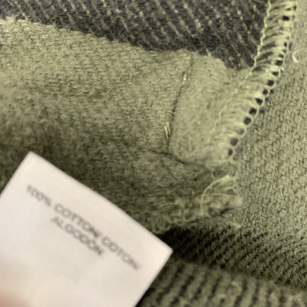 Lucky Brand Oversized Schaket Shirt Jacket Buffalo Plaid 100% Cotton Woman Small - Picture 6 of 8